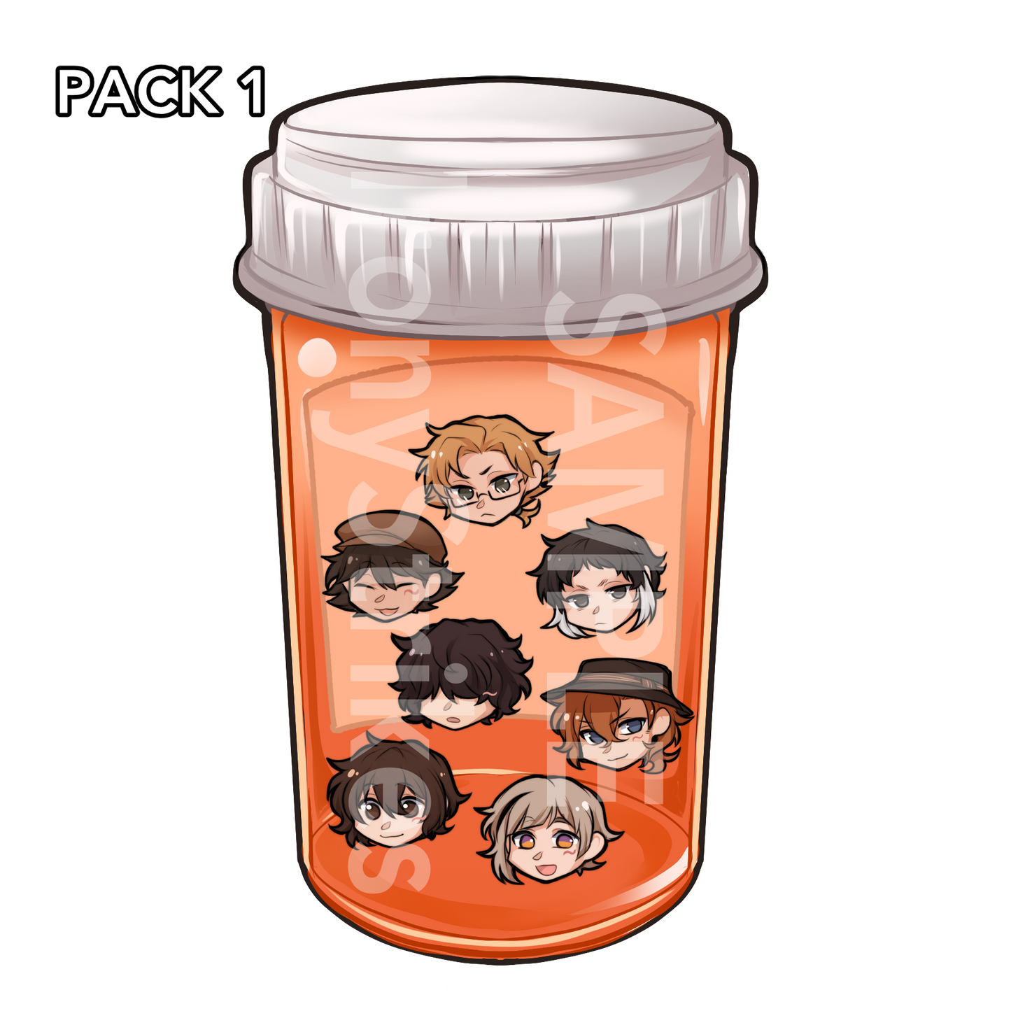 BSD Prescription Shaker Keychain