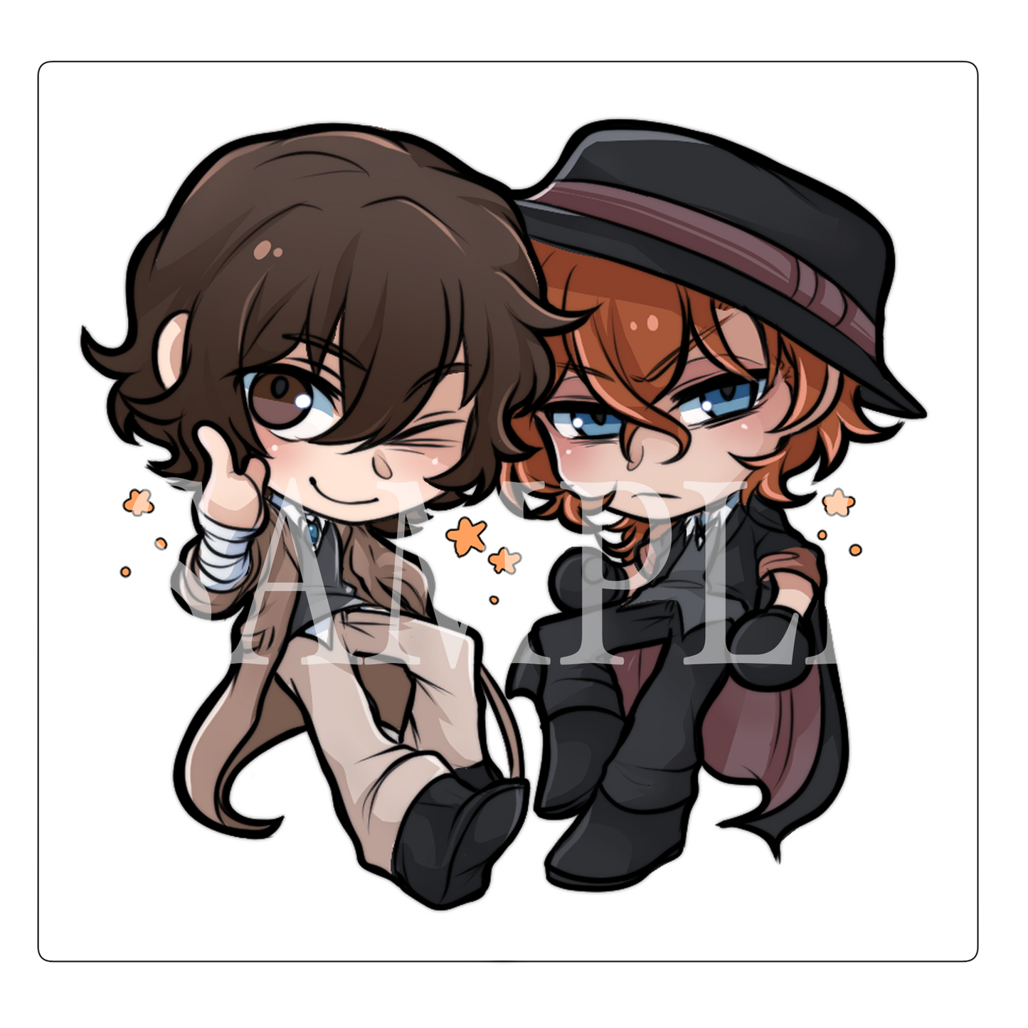 BSD Duos Stickers