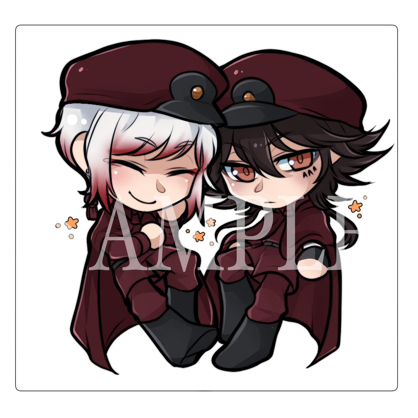 BSD Duos Stickers