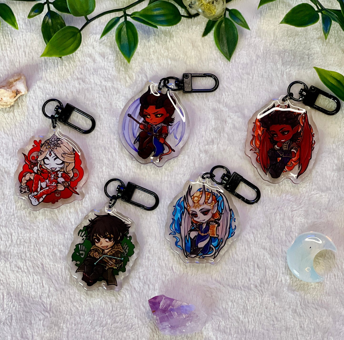 BG3 Companion Keychains
