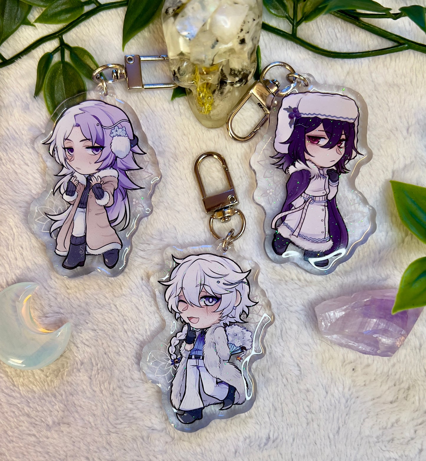 BSD Winter Keychains