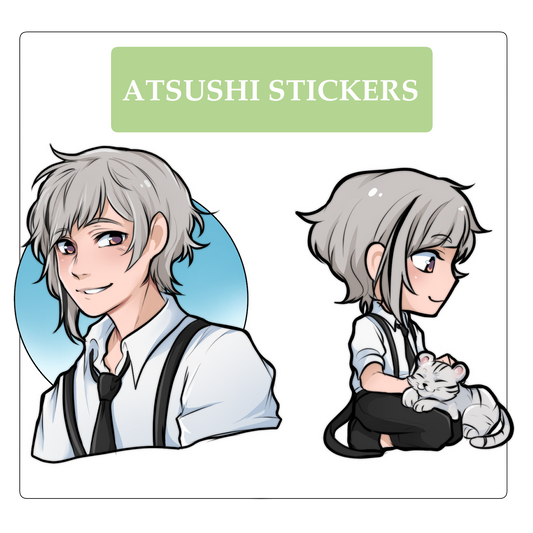 BSD Atsushi Stickers