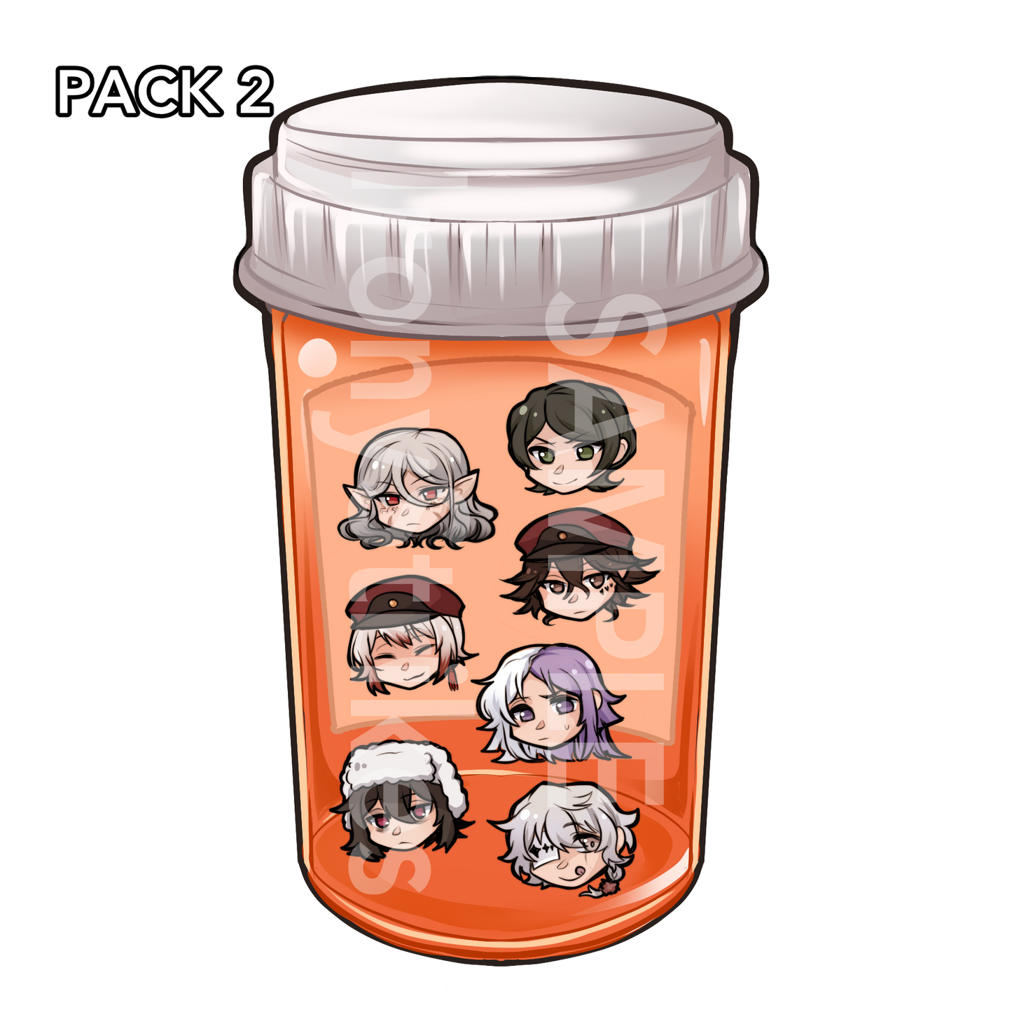 BSD Prescription Shaker Keychain