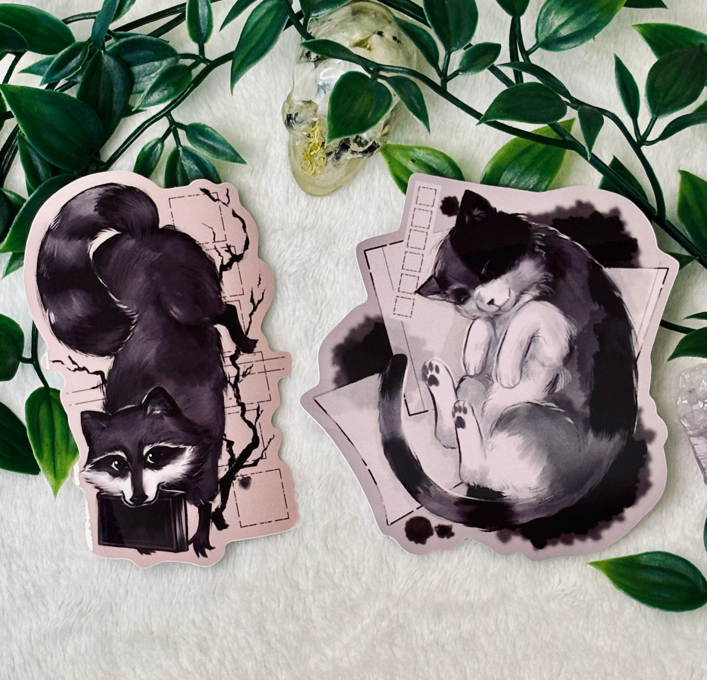 BSD Natsume and Karl Stickers