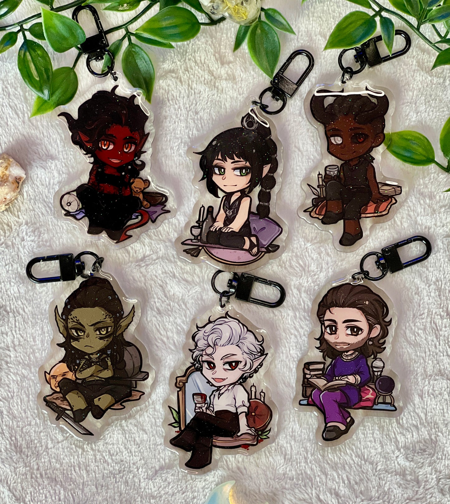 BG3 Camp Keychains