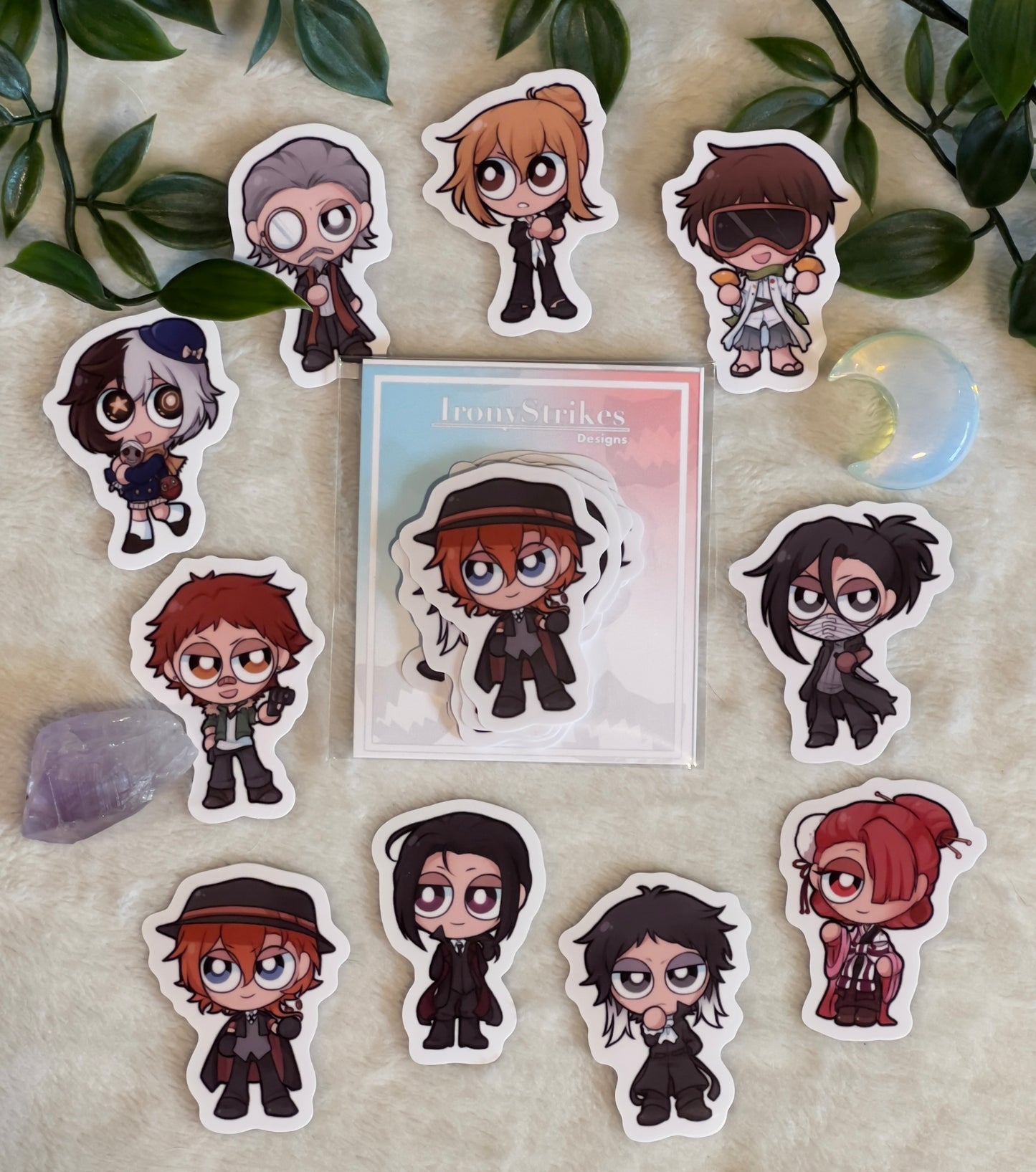 [PACK] BSD Chibi Stickers