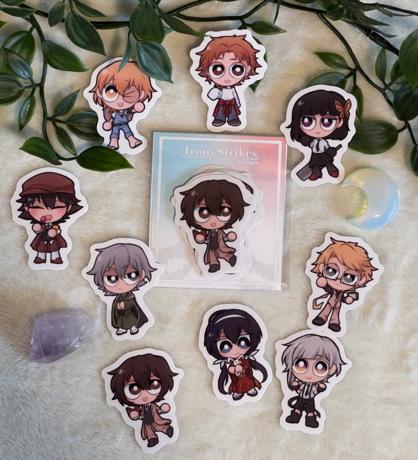 [PACK] BSD Chibi Stickers