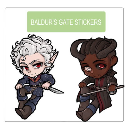 BG3 Companion Stickers