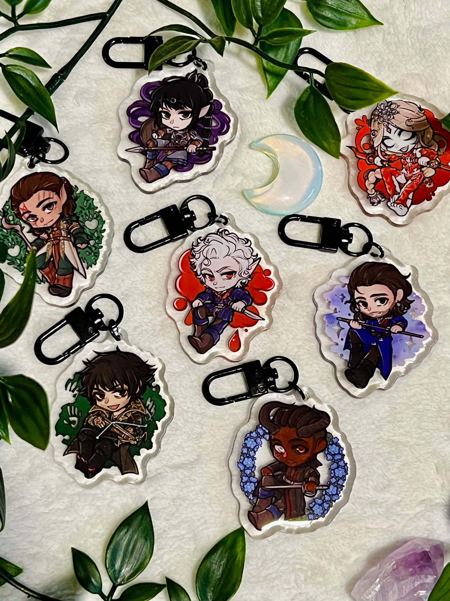 BG3 Companion Keychains