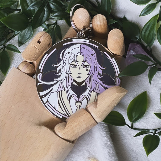 BSD Sigma Enamel Keychain