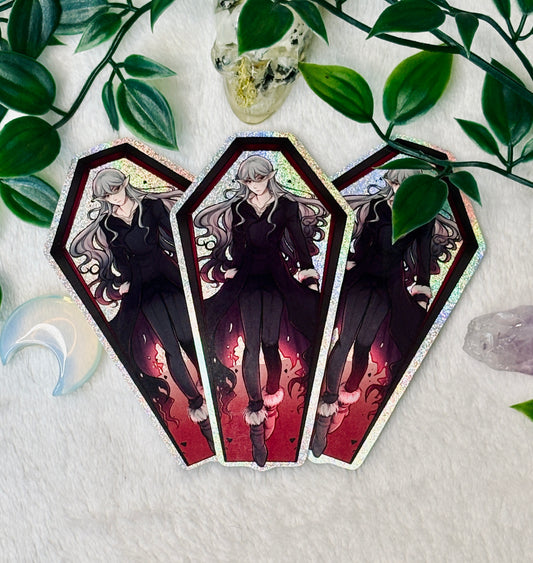Bram Coffin Holographic Sticker