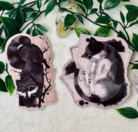 BSD Natsume and Karl Stickers