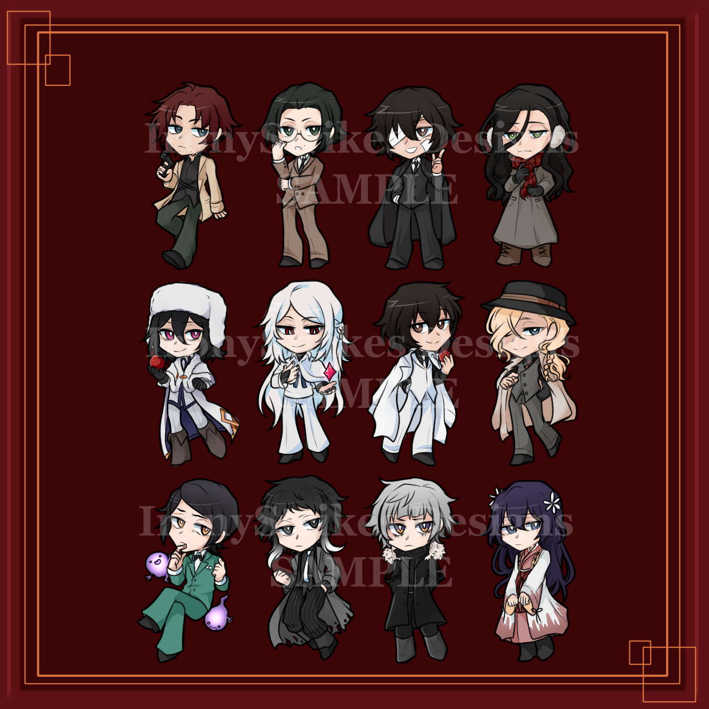 **CLEARANCE** BSD Keychains (Version 2)