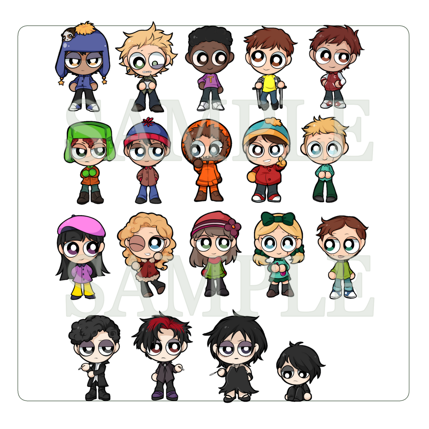 **CLEARANCE** SOUTH P PPG Style Keychains