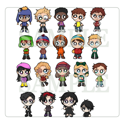 **CLEARANCE** SOUTH P PPG Style Keychains